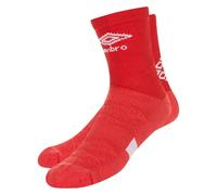 Umbro Mens Protex Gripped Ankle Socks - Vermillion - Vermillion - 8 UK-11 UK - 70% Cotton/20% Nylon/10% Elastane