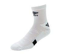 Umbro Mens Protex Gripped Ankle Socks (White/Black) - Size UK 4-7