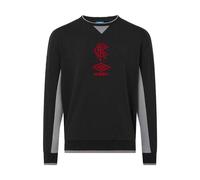 Umbro Men's Rangers FC Crew Neck Travel Sweatshirt in Black | Size: XL Umbro Black XL