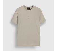 Umbro Mens Relaxed Fit T-Shirt (Pelican) - Beige Cotton - Size Large