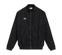 Umbro Men's Relaxed Fit Track Jacket in Black | Size: XL Umbro Black XL