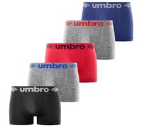 UMBRO Men's Seamless Boxer Shorts, Anti-Irritation and Breathable (Pack of 5), A1, S-M