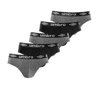 Umbro Men's Slip UMB/1/SCX5 Briefs, Class1, L Black/Grey