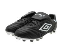Umbro Mens Speciali Eternal Team HG Leather Football Boots - Black/White/Royal Blue - 9 UK - Black/White/Royal Blue