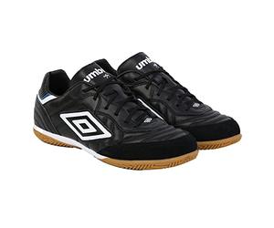 Umbro Mens Speciali Eternal Team Nt Leather Trainers (7.5 UK) (Black/White/Royal Blue)