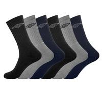 Umbro - Men's Sport Performance Socks (6 pair pack) (Assorted 6-8.5)