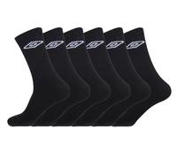 Umbro - Men's Sport Performance Socks (6 pair pack) (Black 6-8.5)