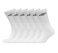 Umbro - Men's Sport Performance Socks (6 pair pack) (White 6-8.5)