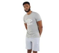 Umbro Men's Stacked Logo T-Shirt in Grey | Size: 2XL Umbro Grey 2XL
