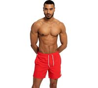 Umbro Mens Taped Swim Shorts (Vermillion) - Red - Size X-Large
