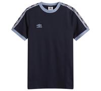 Umbro Men's Taped T-Shirt Baritone Blue/Infinity