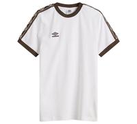 Umbro Men's Taped T-Shirt Brilliant White/Demitasse