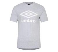 Umbro Mens Team T-Shirt - Grey Marl/White - Grey Marl/White - XXL