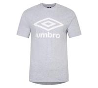 Umbro Mens Team T-Shirt (XL) (Grey Marl/White)