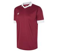 Umbro Mens Tempest Jersey (New Claret/White) - Red - Size Large