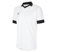 Umbro Mens Tempest Jersey - White/Black - XL - White/Black - 100% Polyester