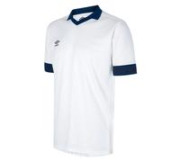 Umbro Mens Tempest Jersey - White/Navy - S - White/Navy - 100% Polyester