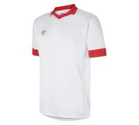 Umbro Mens Tempest Jersey (White/Vermillion) - Multicolour - Size Medium