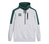 Umbro Mens Terrace Half Zip Hoodie (Fir/Ice Marl) - Dark Green - Size Medium