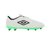 Umbro Mens Tocco III Club Leather Soccer Cleats, White/Black/Andean Toucan, 12