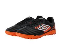 Umbro Mens Tocco Iv Club Tf Football Boots (Black/White/Dragon Fire) - Size UK 9