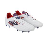 (8 UK, Blue/Estate Blue/Rococo Red) Umbro Mens Tocco IV Pro Leather Firm Ground Football Boots