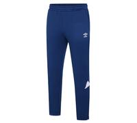 Umbro Mens Total Tapered Training Jogging Bottoms (Navy/White) - Size Large