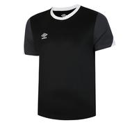 Umbro Mens Total Training Jersey - Black/White/Carbon - Black/White/Carbon - S