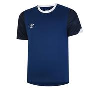 Umbro Mens Total Training Jersey - Navy/Dark Navy/White - Navy/Dark Navy/White - M