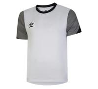 Umbro Mens Total Training Jersey - White/Titanium/Black - White/Titanium/Black - 3XL