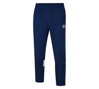 Umbro Mens Total Training Knitted Jogging Bottoms (Navy/White) - Size Small