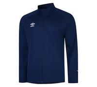 Umbro Mens Total Training Knitted Track Jacket, Navy/White, XXL