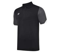 Umbro Men's Total Training Polo Shirt in Black | Size: 3XL Umbro Black 3XL