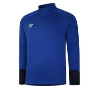 Umbro Mens Total Training Track Jacket - Royal Blue/Dark Navy/White - M - Royal Blue/Dark Navy/White - 100% Cotton