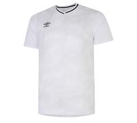 Umbro Men's Triassic Logo Short-Sleeved Jersey in Off-White | Size: Small Umbro Off-White S