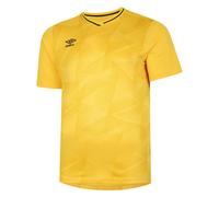 Umbro Mens Triassic Logo Short-Sleeved Jersey (Yellow/Empire Yellow) - Size X-Large