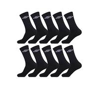 UMBRO Men's UMB/1/TENX10 Pairs Socks in Black, Pack De 10, 39/42