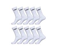 UMBRO Men's UMB/1/TENX10 Pairs Socks in White, Pack De 10, 43/46