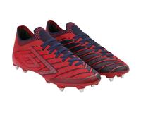 Umbro Mens Velocita Elixir Pro Football Boots - Rococo Red/White/Estate Blue - Rococo Red/White/Estate Blue - 7 UK