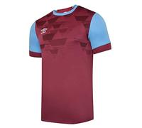 Umbro Mens Vier Jersey (XXL) (New Claret/Sky Blue)