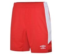 Umbro Mens Vier Shorts (Vermillion/White) - Multicolour - Size Medium