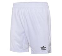 UMBRO Mens Vier Shorts, White, L