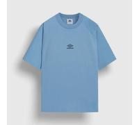 Umbro Men's Washed Crew Neck Boxy T-Shirt in Pale Blue | Size: 2XL Umbro Pale Blue 2XL