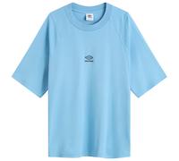 Umbro Men's Washed High Neck Boxy T-Shirt Vista Blue
