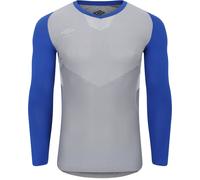 Umbro Mens Pro Long-Sleeved Base Layer Top - Deep Surf/Grey - Deep Surf/Grey - M