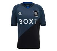 Umbro Rangers 3rd Junior Short Sleeve Jersey 2025/2026 Colour: CAVIAR, Size: Youth Medium