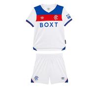 Umbro Rangers Away Mini Kit 2025/2026 Colour: White, Size: 5-6 years