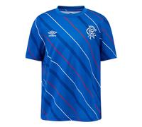 Umbro Rangers Home Junior Pre-Match Short Sleeve Jersey 2025/2026 Size: Youth Extra Small, Colour: Blue