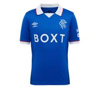 Umbro Rangers Home Junior Short Sleeve Jersey 2025/2026 Size: Youth Large, Colour: Blue