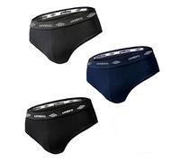 Umbro Set 3 Pieces Men's Briefs in Cotton Elasticized Art. 700 - White - L